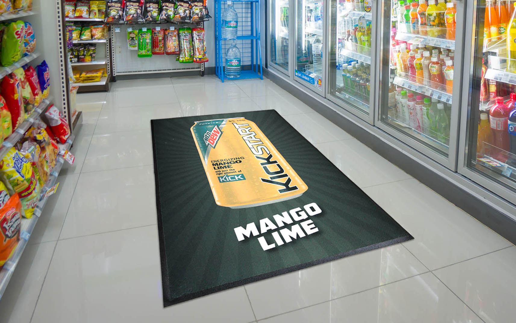 Point of Purchase Mat - Mountain Dew