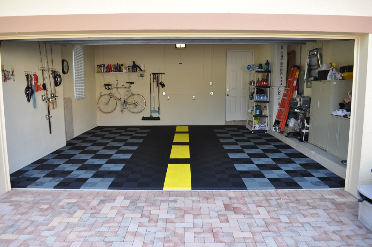Teitler Custom Modular Garage Flooring Tiles