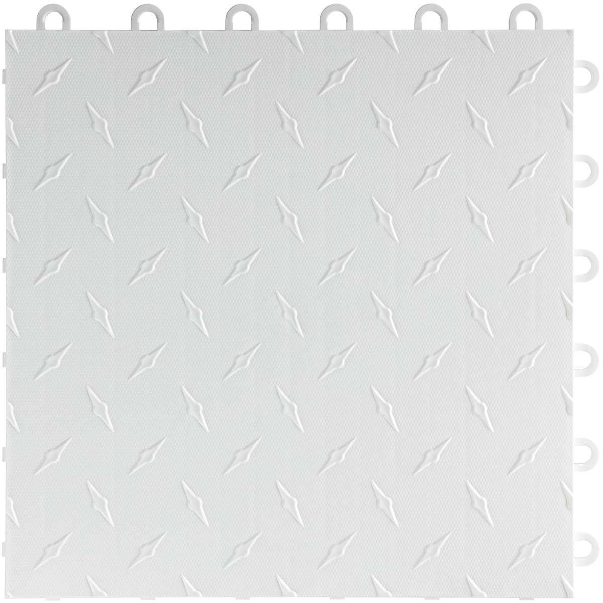 Diamondtrax Home Modular Tile - Arctic White