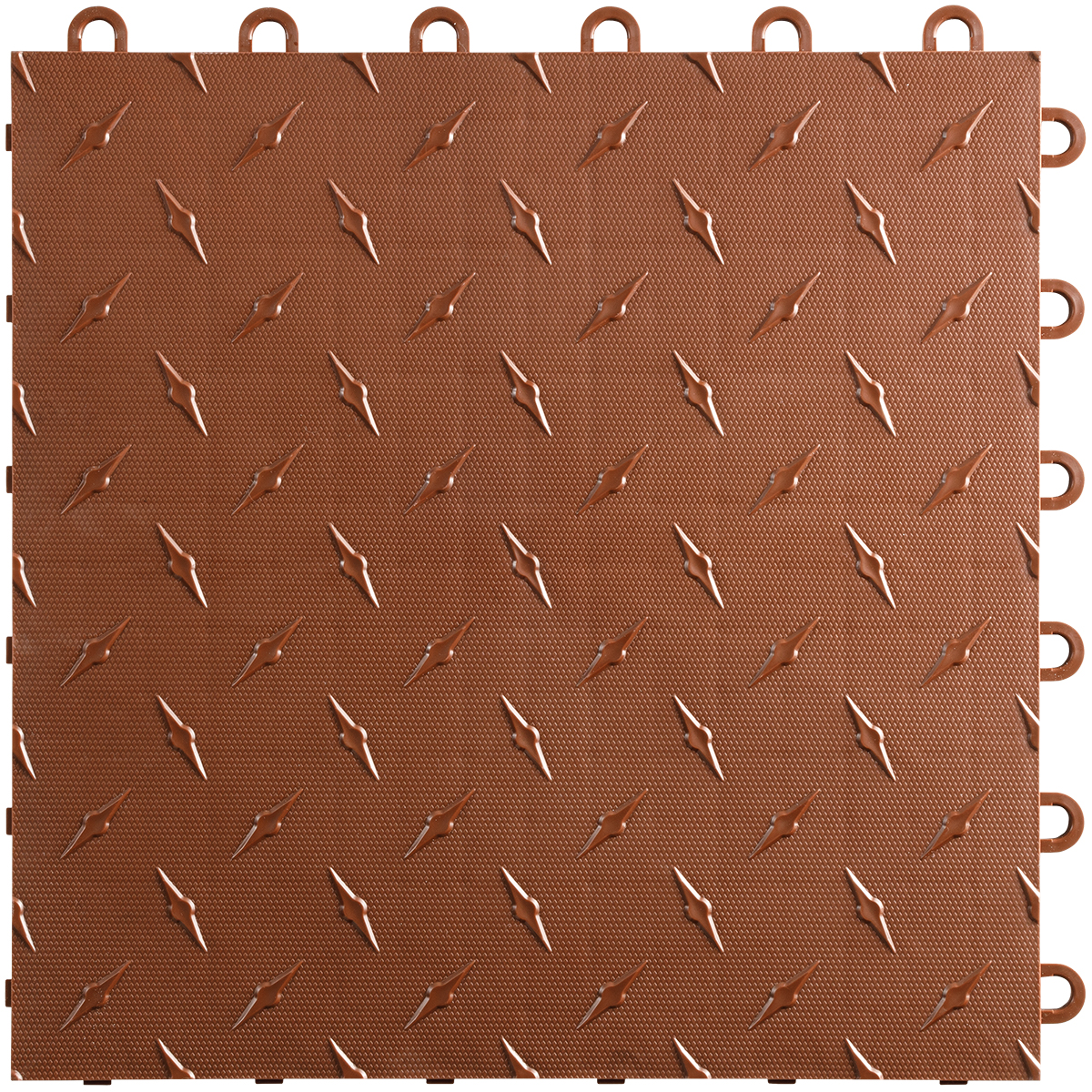 Diamondtrax Home Modular Tile - Chocolate Brown