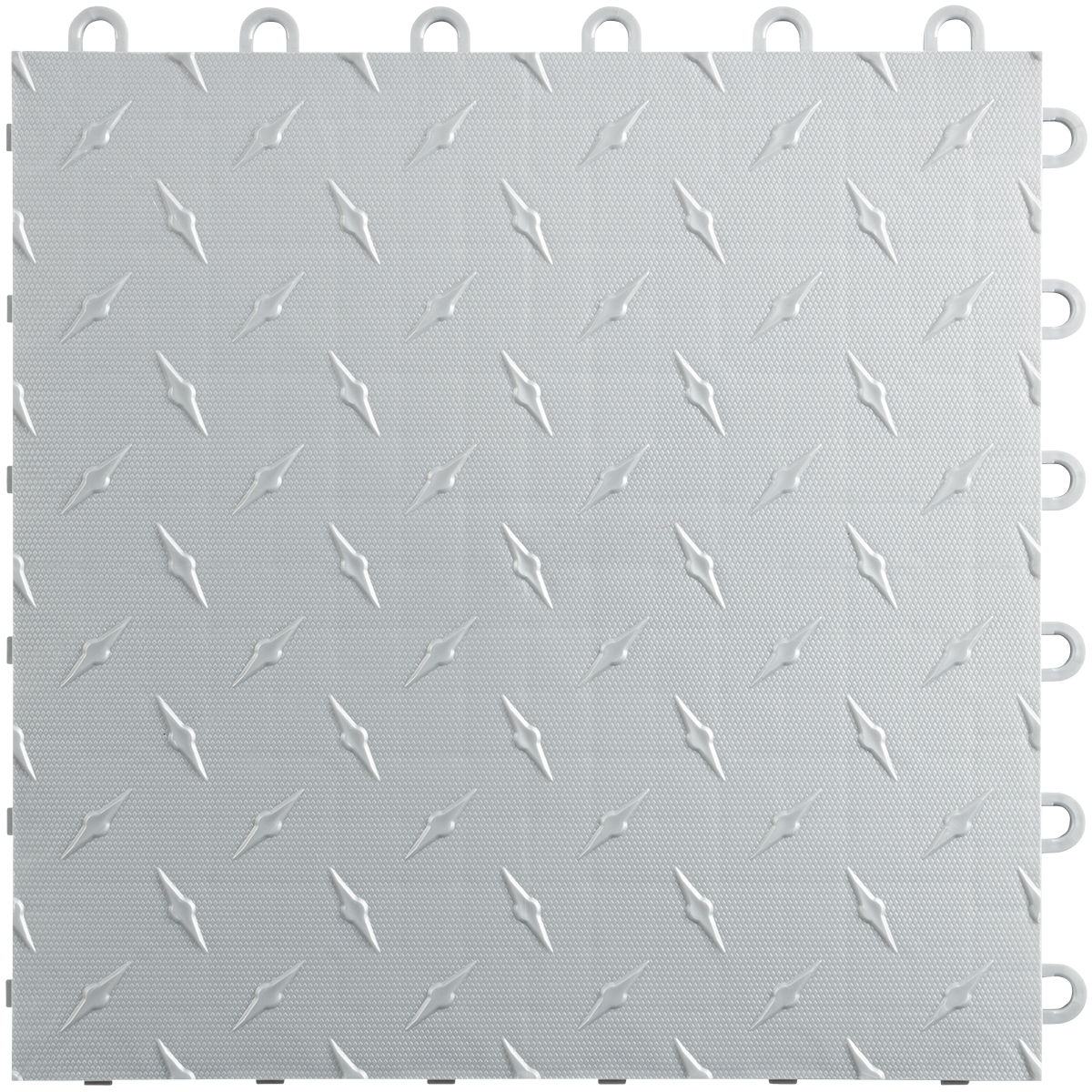 Diamondtrax Home Modular Tile - Pearl Silver