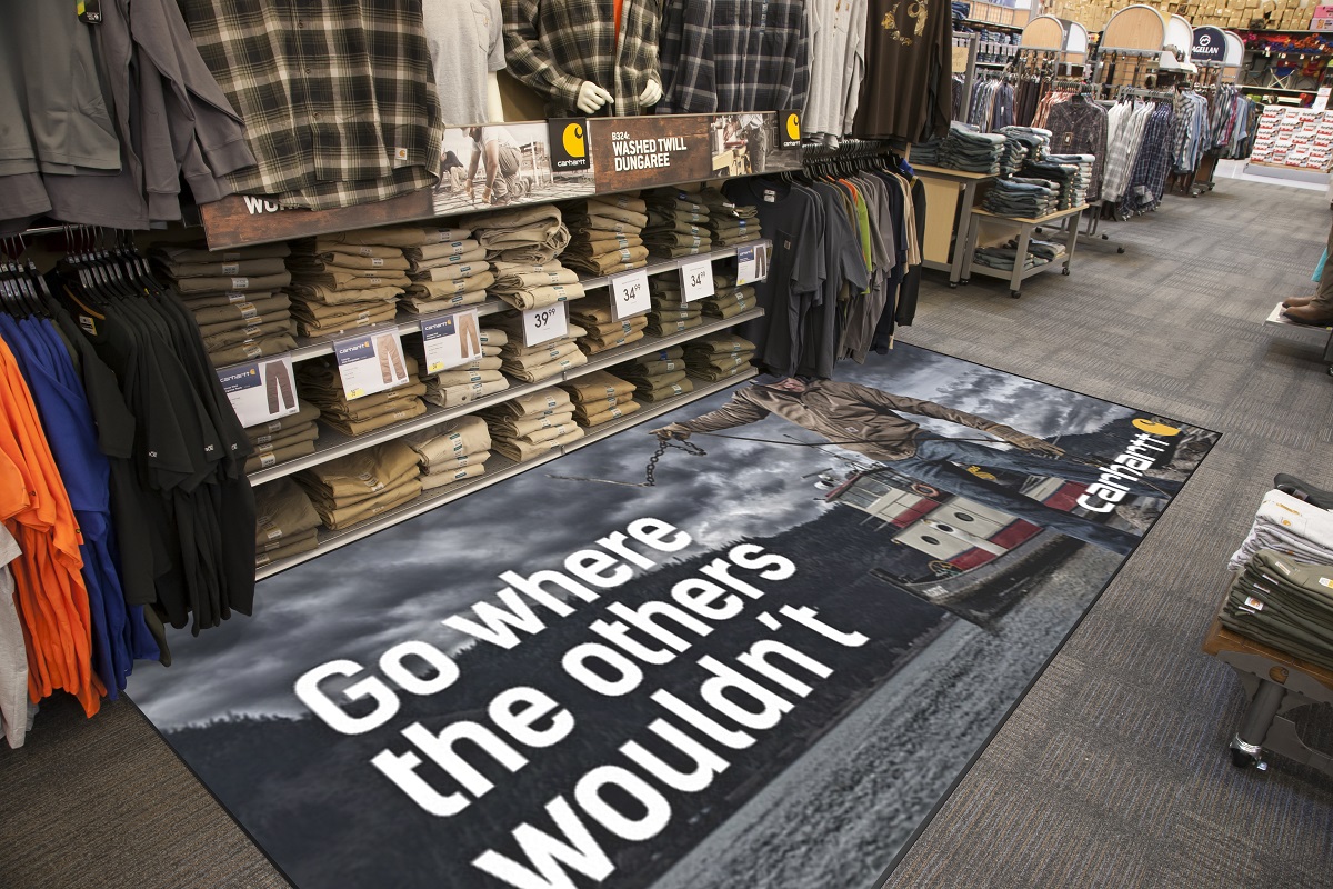 Carhartt Retail Display Mat