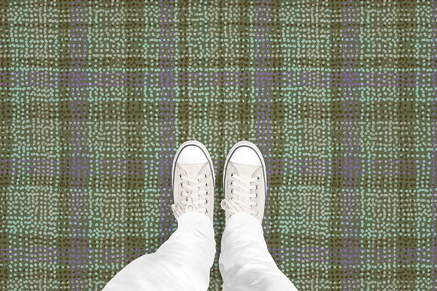 Dotted Plaid  P1180