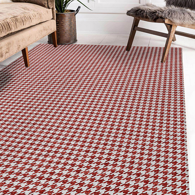Hinton Red Chenille Rug