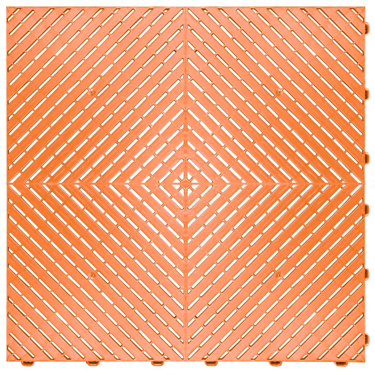 Ribtrax Smooth Tropical Orange Tile