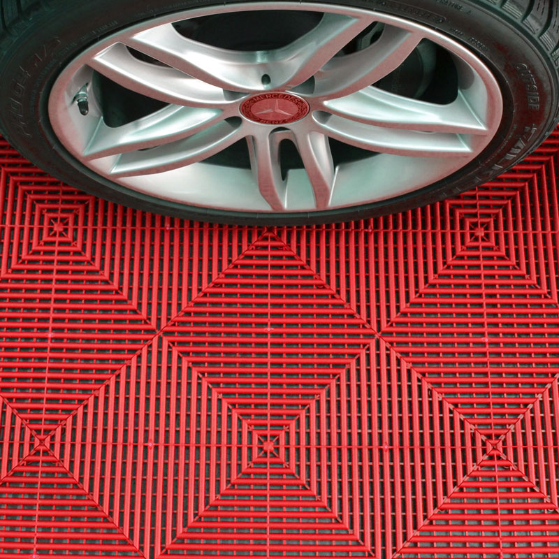 Ribtrax Racing Red Modular Tile