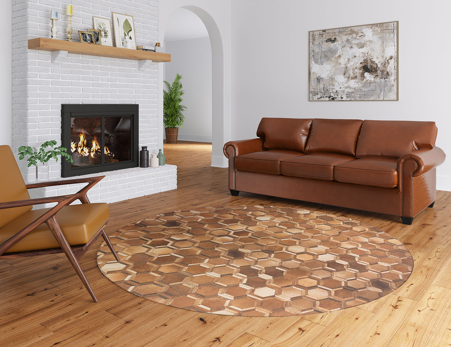 Stetson Bison Chenille Rug