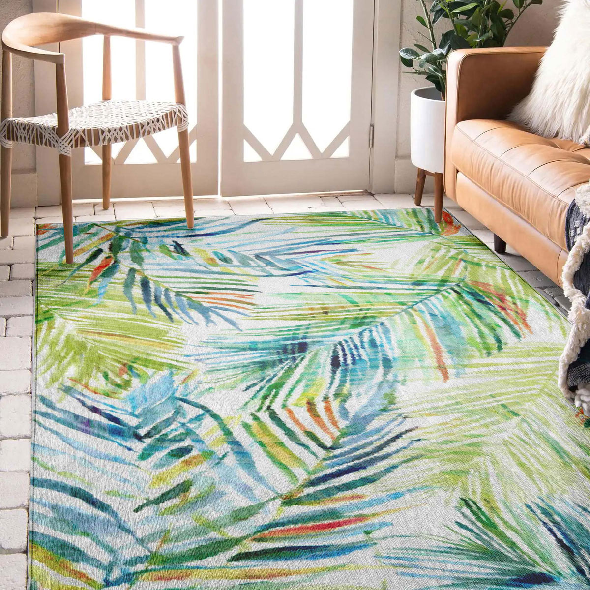 Tropics Meadow Chenille Rug