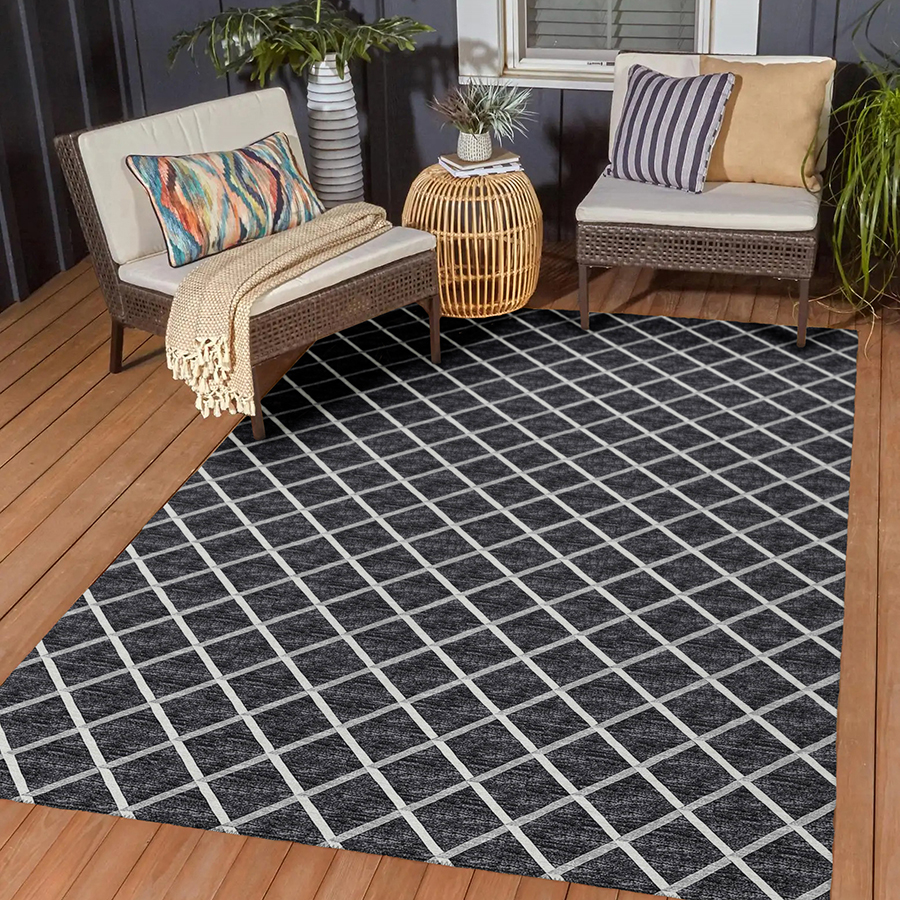 York Black Chenille